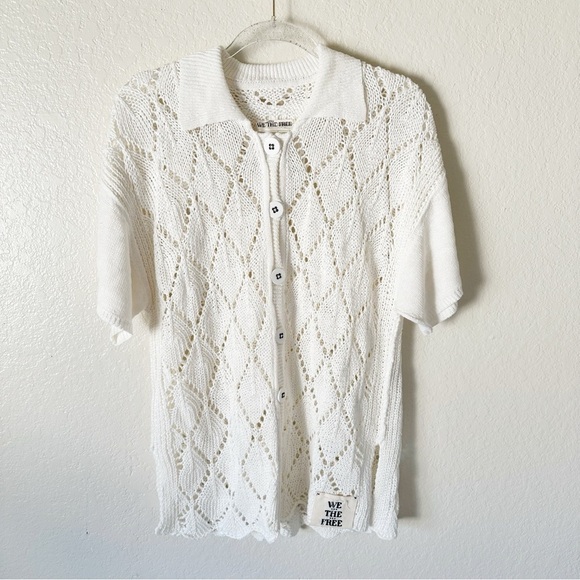 New FREE PEOPLE We The Free All Love Club Shirt size S - Picture 6 of 13